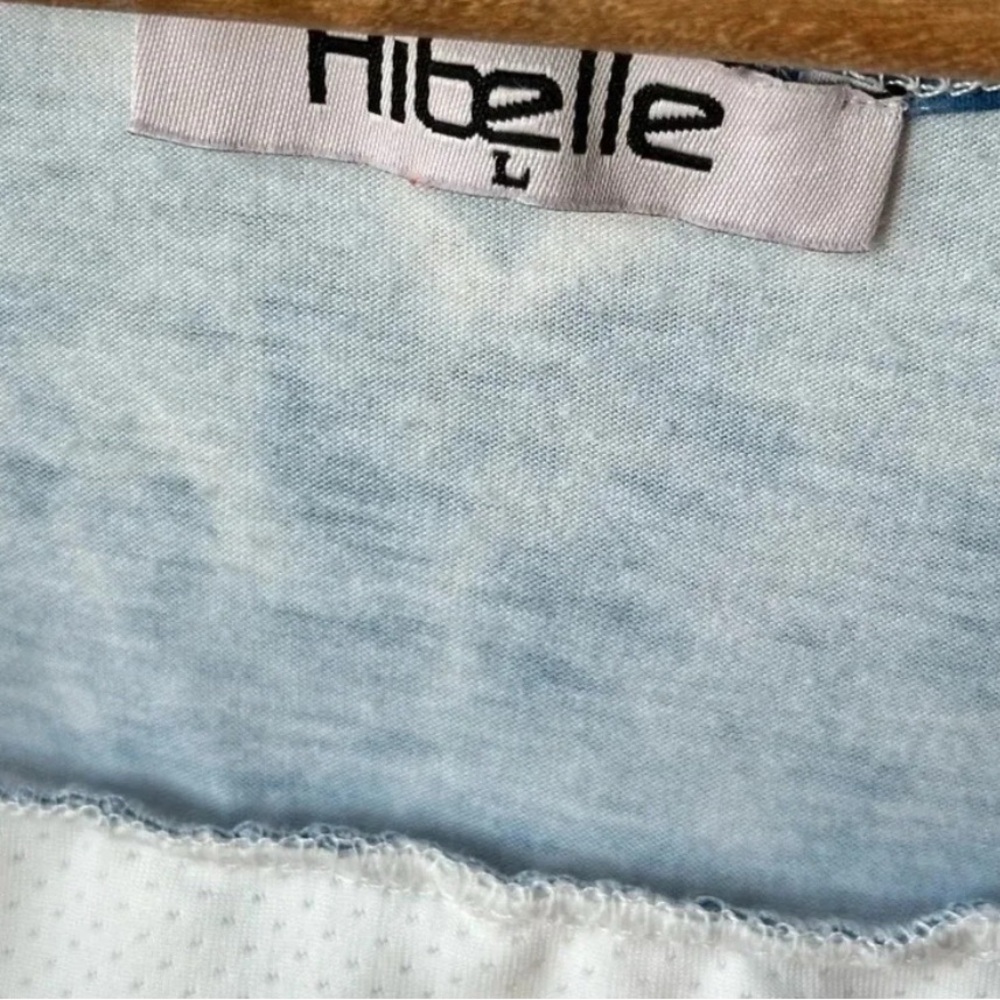 Hibelle Blue Tie-Dye Women's Sleeveless Top - Picture 4 of 6